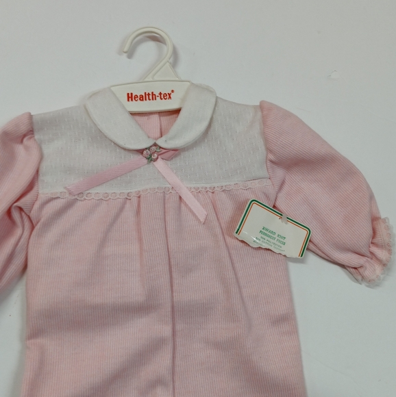NEW VTG Heathtex Infant One Piece Knit Romper - Picture 5 of 12